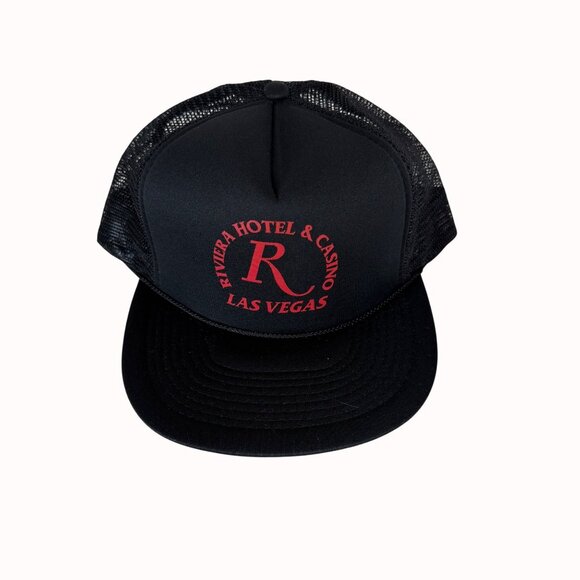 Riviera Hotel Casino Trucker Hat Vintage Las Vegas Mesh Snapback Memorabilia - Picture 8 of 8